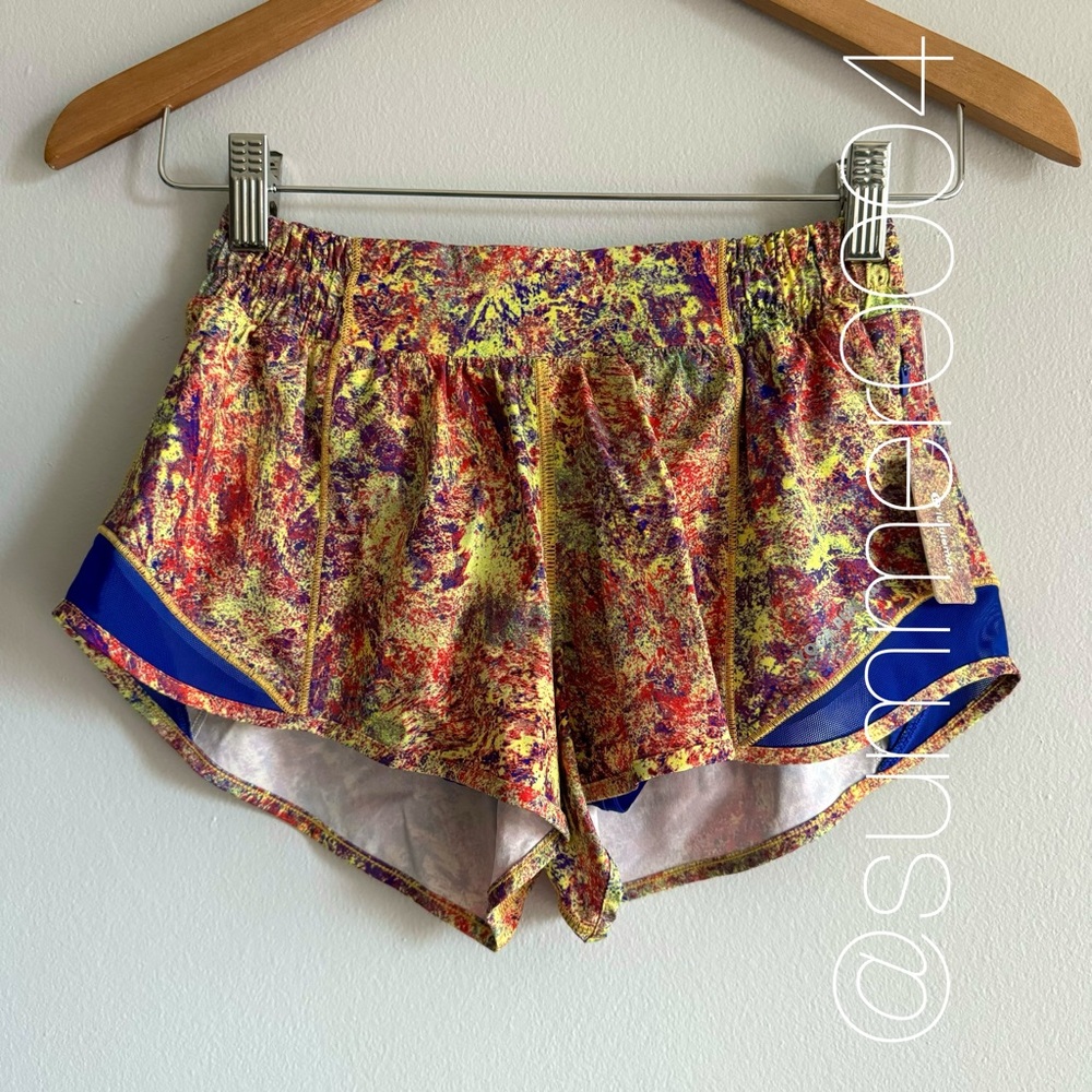 RARE NWT Lululemon Hotty Hot Short Seawheeze 2019